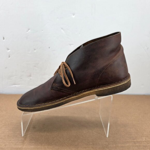 Clarks Originals Desert Boot Chukka Men’s Beeswax Leather Crepe Sole 10M - Picture 4 of 16